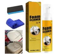 Naqqios Cleaner De Automóviles Interiores: Spray De Limpieza De Espuma Automotriz, Potente Solución De Acabado del Tablero | Agente De Detalles De Consola Central, Tapicería Refrescante Líquido, Kit