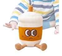 Naqqios Cupi di caffè peluche, Tazza di tè peluche - giocattolo peluche imbottito ultrasoft | Simulazione figura peluche per decorazioni per la casa per bambini e ragazze, San