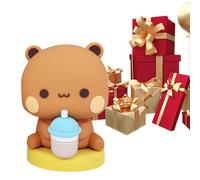 Naqqios Figuras en miniatura 'oso - Figuras De Juguete 'oso, Figuras De Animales Modelo Anime | Cómics Coleccionables, Figuras En Miniatura De Jardín, Adornos De Escritorio De Moda