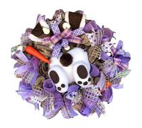Naqqios Guirlande De Lapin De Pâques Voleur - Fesses De Lapin De Pâques Avec Oreilles | Décorations De Guirlande De Porte en Peluche Pour Le Printemps, Décoration D'intérieur Et D'extérieur