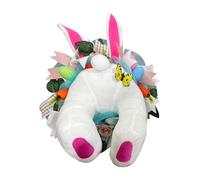Naqqios Guirlande De Lapin De Pâques Voleur - Fesses De Lapin De Pâques Avec Oreilles | Décorations De Guirlande De Porte en Peluche Pour Le Printemps, Décoration D'intérieur Et D'extérieur