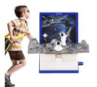 Naqqios Llavero De Bolsillo - Mochila 3D Llavero Libro Juguetes| Llavero De 4 Piezas con álbum De Fotos Álbum De Fotos Pequeño De 2 Pulgadas con 24 Bolsillos Llavero De PVC