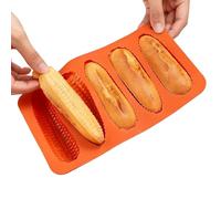 Naqqios Molde de huevo de desayuno | Silicona antiadherente resistente al calor - Molde para pan de maíz y panqueques de maíz - Para Picnic a la parrilla, cocina, camping, casa cocina