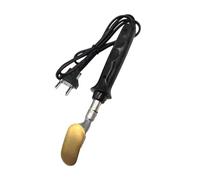 Naqqios Plancha de Cuero, Plancha de Calor, Plancha pequeña para Parche, Prensa de Calor Liviana, Plancha Artesanal con Agarre cómodo, Herramientas de calefacción eléctrica para aplan