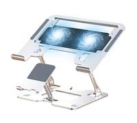 Naqqios Soporte para Portátil de Escritorio | con 5 Alturas Ajustables Soporte Refrigerante para portátil y teléfono móvil,Base Refrigerante para Tableta | para Oficina casa Estudio reuniones Aula