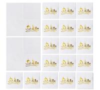 Naquinas festivas, servilletas festivas de cena - Naquinas de mesa familiar | Suministros de fiestas Eid de 2 capas Tissue para decoraciones de mesa de casas de bodas