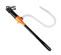 (naranja) Bomba de sifón eléctrica a batería Bomba de transferencia portátil Succión potente Uso versátil