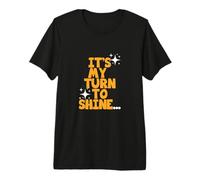 Naranja Color My Turn To Shine Gráfico Naranja Camiseta Premium