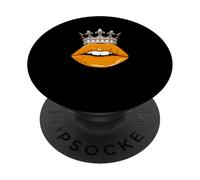 Naranja Color Royal Kiss Orange Gráfico PopSockets PopGrip Adhesivo