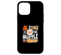 Naranja Color The Hustle Looks Crazy Orange Graphic Carcasa para iPhone 12 Mini