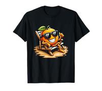 Naranja Fruta Fresca Naranja De Dibujos Animados Relajante Silla De Camiseta