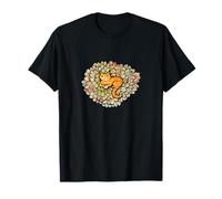 Naranja Gato Flores Jardinería Gatito Jengibre Gatos Camiseta