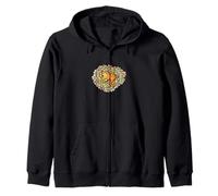 Naranja Gato Flores Jardinería Gatito Jengibre Gatos Sudadera con Capucha
