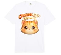 Naranja Gato Mamá Jengibre Tabby Gatito Amante Gato Mamá Comfort Colors Adult Heavyweight T-Shirt