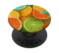 Naranja, Limones, Limas Patrón | Frutas PopSockets PopGrip Adhesivo