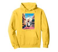 Naranja Mujer Sol Italia Mercado Alegría Energía Citrus Sudadera con Capucha