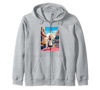 Naranja Mujer Sol Italia Mercado Alegría Energía Citrus Sudadera con Capucha