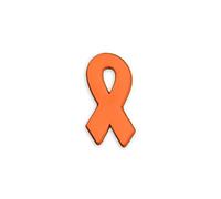 Naranja Ribbon conciencia silicona Pin (Retail)