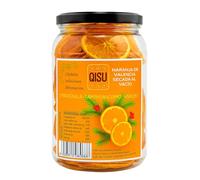 Naranja Valenciana Deshidratada 120 g en Tarro | Cocktail Garnish Premium | Rodajas Enteras para Gin Tonic, Cócteles, Mixología y Vermut | 100% Natural sin Azúcar Añadido (Naranja 120g)