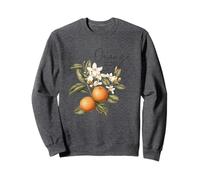 Naranja You Glad We Met Citrus Floral Design Sudadera