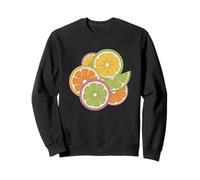 Naranjas Limones Diversión Cítricos Verano Amarillo Naranja Verde Sudadera