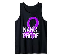 Narc Proof Narcisista Abuso Violencia Doméstica Concientización Camiseta sin Mangas