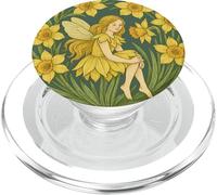 Narciso Fairy Spring Magic Blooming Garden Sprite PopSockets PopGrip para MagSafe