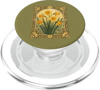 Narciso Un Tributo a la Flor de Nacimiento de Marzo PopSockets PopGrip para MagSafe