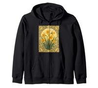 Narciso Un Tributo a la Flor de Nacimiento de Marzo Sudadera con Capucha