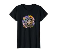 Narcóticos Anónimos Oficiales: Nos Recuperamos - Edición Primavera Camiseta gráfica económica, Mujer, Negro, L
