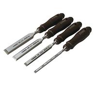 Narex Formón de Madera Set 4 Piezas (6/12/20/26) con Asa de Plástico