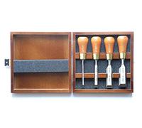 Narex Juego de cinceles de tope premium, 4 piezas