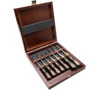 Narex Juego de destornilladores en caja de madera, juego de 7 piezas (ranurado/Phillips/Pozidriv)
