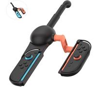 Nargos Controlador de caña de pescar para Nintendo Switch 2/Switch/Switch Oled, accesorio para juegos, compatible con Bass Pro Shops: The Strike & Fishing Star World Tour, ideal para diversión