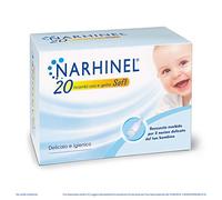 Narhinel 20 Refills for Nasal Aspirator for Babies and Children with Absorbent Filter to Retain Mucus, Disposable Replacement, Soft and Hygienic, Disposable