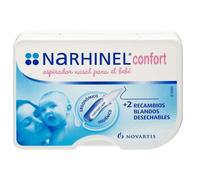 Narhinel Confort Aspirador Nasal 2 Recambios Blandos Desechables - Higiene Nasal del Bebé