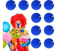 Narices de Payaso Goma Espuma Esponja Nariz Narices de Payaso de Goma Espuma,Nariz de Payaso Azul Perfecta para Halloween, Navidad y Fiestas de Disfraces