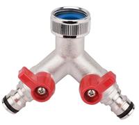 Nariz de grifo automático niquelado 2 salidas | Boutté