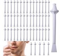 Nariz Varilla de Cera, Aplicadores Palos de Cera, Tiras de Depilar Nariz, Nose Wax Sticks para Limpieza Nasales y Eliminación de Pelo Nariz, Disponible para Hombres y Mujeres - 50 piezas