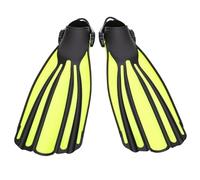 Naroote 1 par de Aletas de Snorkel Ajustables, Aletas de Buceo Ajustables TPR, Equipo de Buceo Largo con Correas, Ideal para Nadar, Hombres y Mujeres (R)