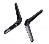 Naroote 1 par de Patas de Soporte para TV de 40 a 43 Pulgadas, Patas de Repuesto para TV con Tornillos, Soportes de Montaje de Plástico de Fácil Instalación, para Reemplazar una Base Dañada (Black)