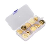 Naroote 10 Cabezales de Sello de Cera, Kit de Sello de Cera de Aleación de Zinc, Kit de Caja de Almacenamiento para Invitaciones de Boda y Cartas del Día de San Valentín