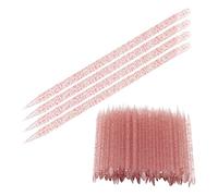 Naroote 100 Empujadores de Cutículas Desechables, Palitos de Naranja para Uñas, Palitos de Manicura y Pedicura de Cutículas de Doble Extremo, para Técnicas Profesionales de Uñas y Cuidado Individual