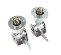 Naroote 3 Stud Wheel Hub Bearing Flange, Compatible with Go Karts And ATVs | suave, aleación de acero, orificio central de 17 mm, distancia de montaje de 48 mm, nudillos de dirección, tamaño de