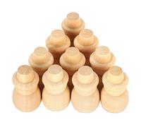 Naroote 30 Piezas de Adornos para Decoración del Hogar, Manualidades Divertidas con Formas de Madera DIY para Jardín de Infantes sin Pintar