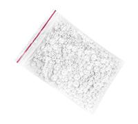 Naroote 370 Uds. Cuentas de Perlas DIY Elegantes Perlas Artesanales Redondas para Hacer Joyas Collar Pulsera Regalo para Adultos ABS Blanco 5mm 6mm 8mm 10mm