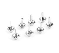 Naroote 50 Piezas de Punta Cónica para Manualidades de Cuero, para Decoración de Bolsos, Material de Hierro Duradero, Revestimiento Brillante, para Accesorios de Bolsos (Champán #01)