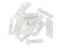 Naroote 500 Tubos de Microcentrífuga de 1,5 Ml, Tubo de Centrífuga de Polipropileno Transparente con Tapa de Cierre a Presión, para Laboratorio, Ciencia Forense, Investigación Bio (Fondo plano)