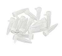 Naroote 500 Tubos de Microcentrífuga de 1,5 Ml, Tubo de Centrífuga de Polipropileno Transparente con Tapa de Cierre a Presión, para Laboratorio, Ciencia Forense, Investigación Bio (Fondo puntiagudo)