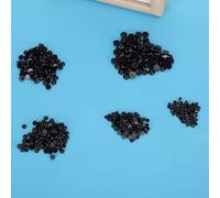 Naroote 500 Uds. Ojos de Seguridad Negros DIY Duraderos para Muñecas Osos Juguetes de Peluche Manualidades para Amantes del Bricolaje Material: Plástico Color: como Se Muestra en la Imagen Tamaño: